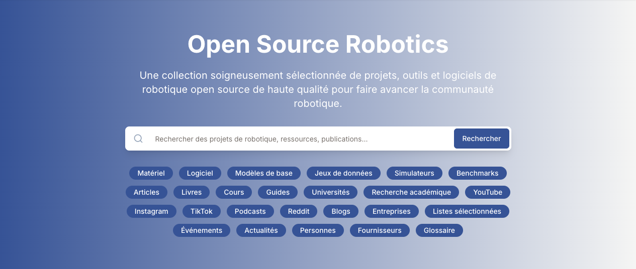 Open Source Robotics - Découvrez les Projets de Robotique Open Source