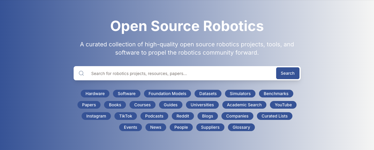 Open Source Robotics - Descubra Projetos de Robótica de Código Aberto